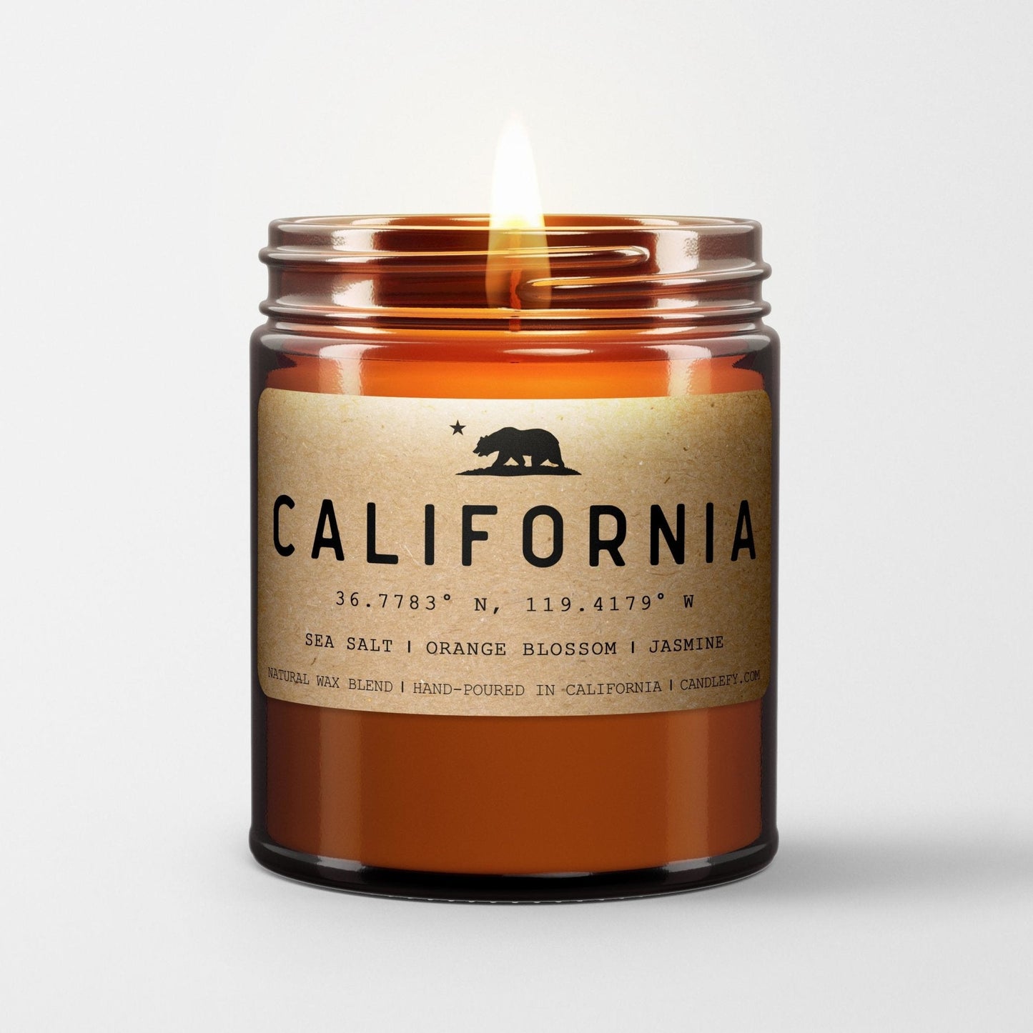California Golden State Scented Candle (Sea Salt, Orange Blossom, Night Jasmine)
