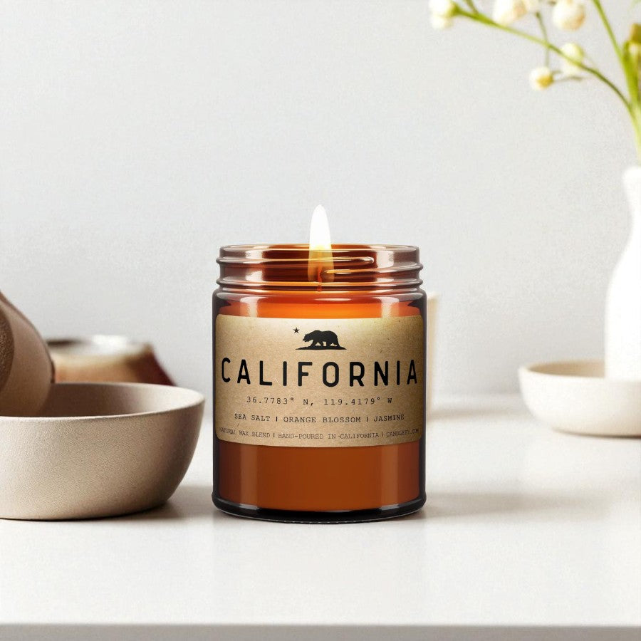 Serenity Aura - Lavender & Eucalyptus Aromatherapy Candle for Stress Relief, Sleep & Mood Boost