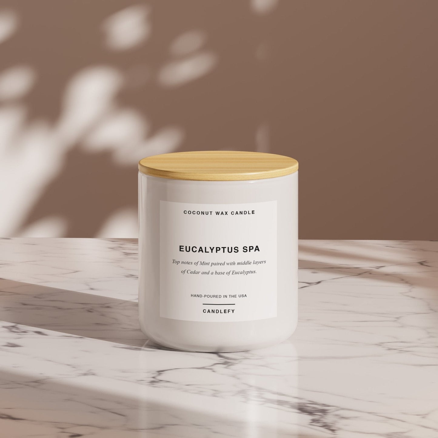 Eucalyptus Spa Scented Candle, Made With Natural Coconut Wax